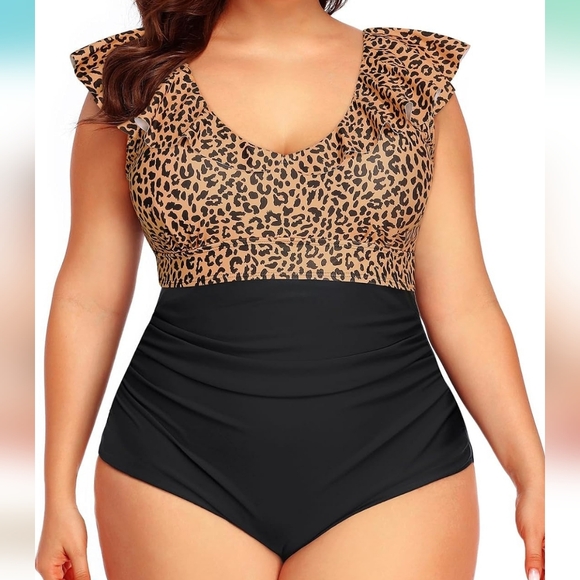 Daci Other - DACI Ruffle Tummy Control Ruched Swimsuit